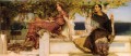La Conversion De Paula Par Saint Jerome Romantique Sir Lawrence Alma Tadema